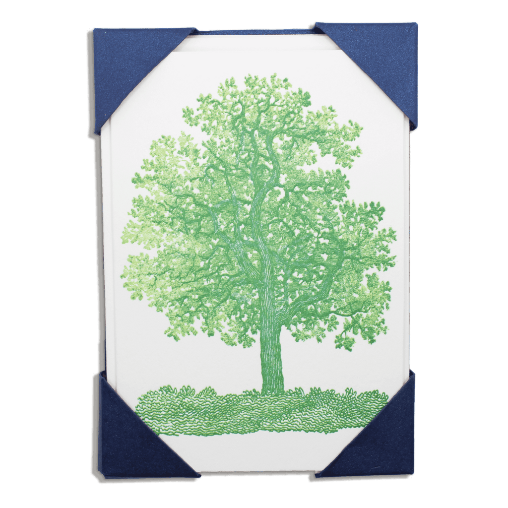 Oak Tree Letterpress Notecard Set