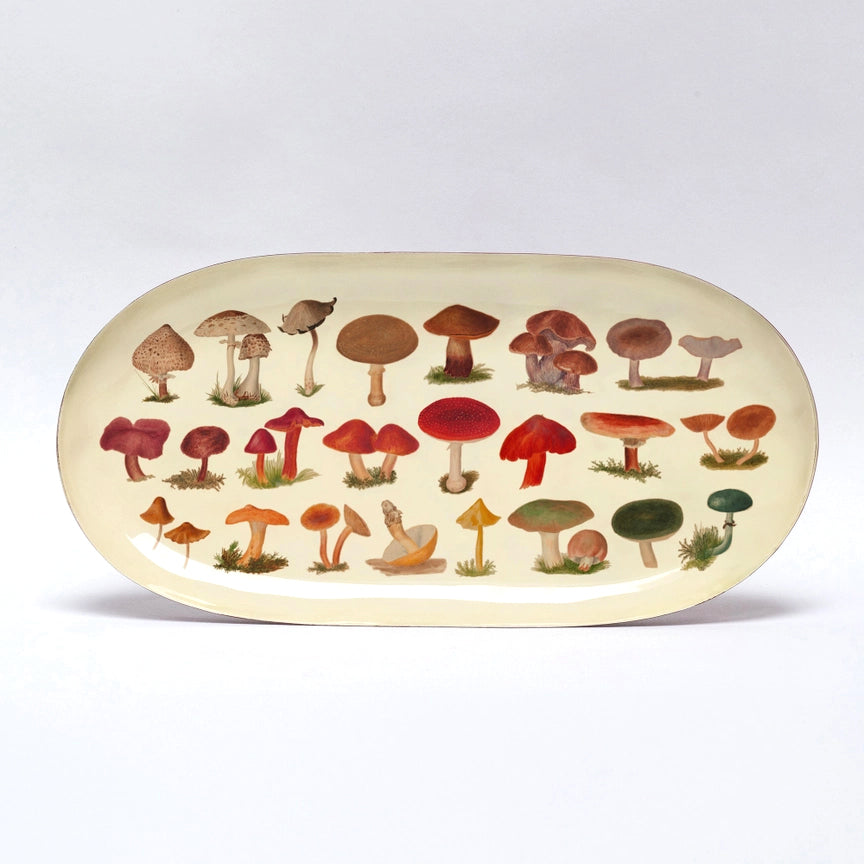 Fungi Enamel Printed Tray