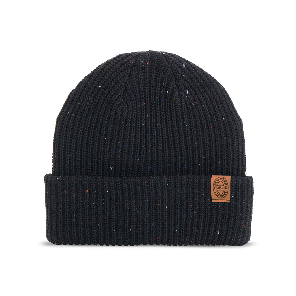 【新品】Gypsohila Ribbon Knit Beanie NYPL Bookbinding Stamp Beanie | The New York Public Library Shop