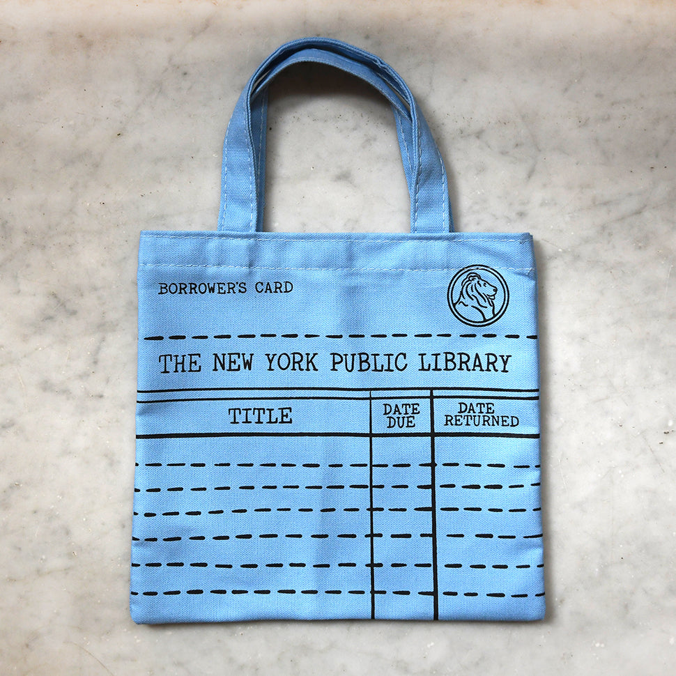 NYPL Library Card Kids Mini Tote Bag