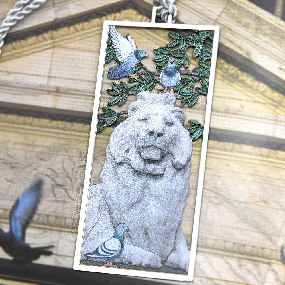 NYPL Lion in Summer Bookmark