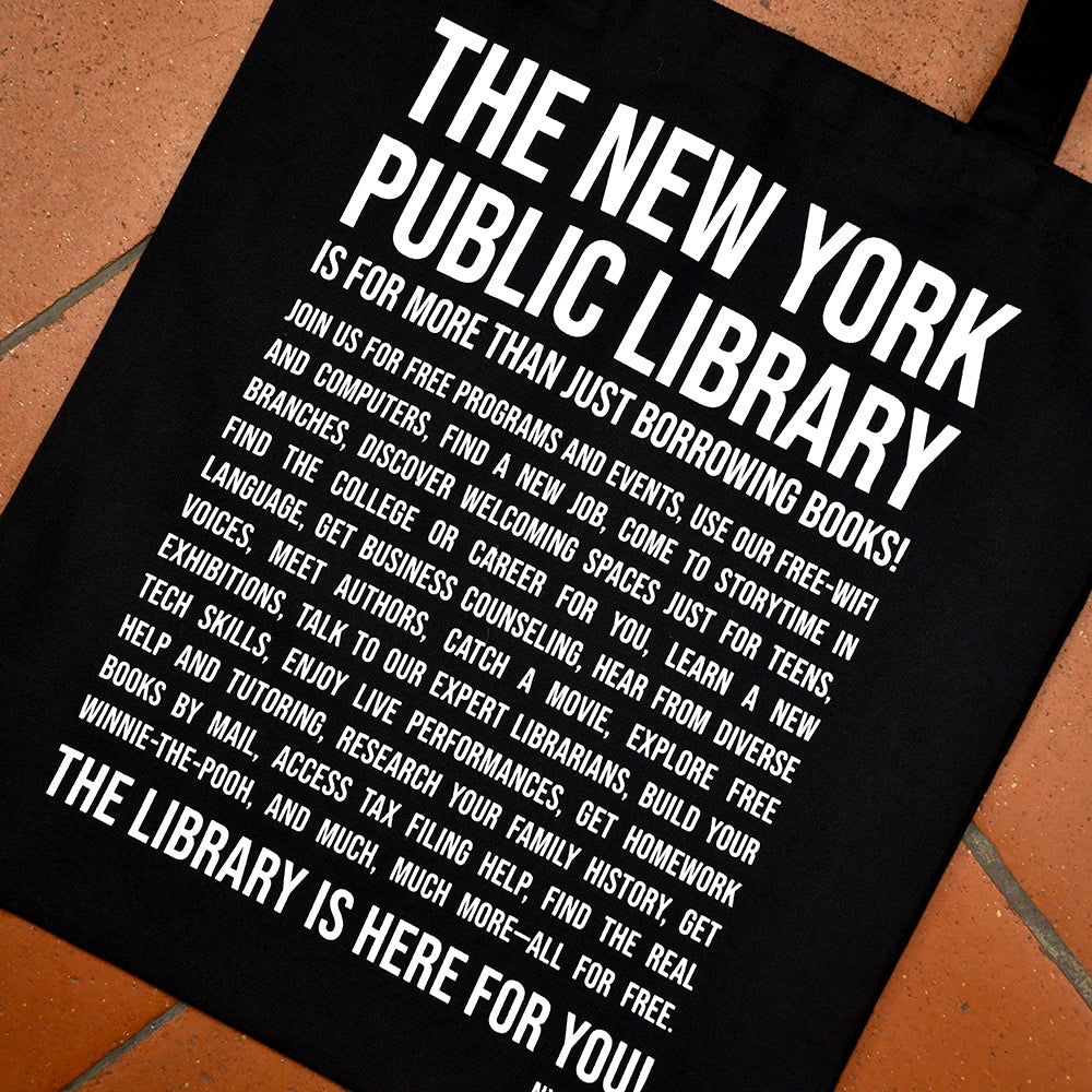 NYPL Library Services Tote Bag