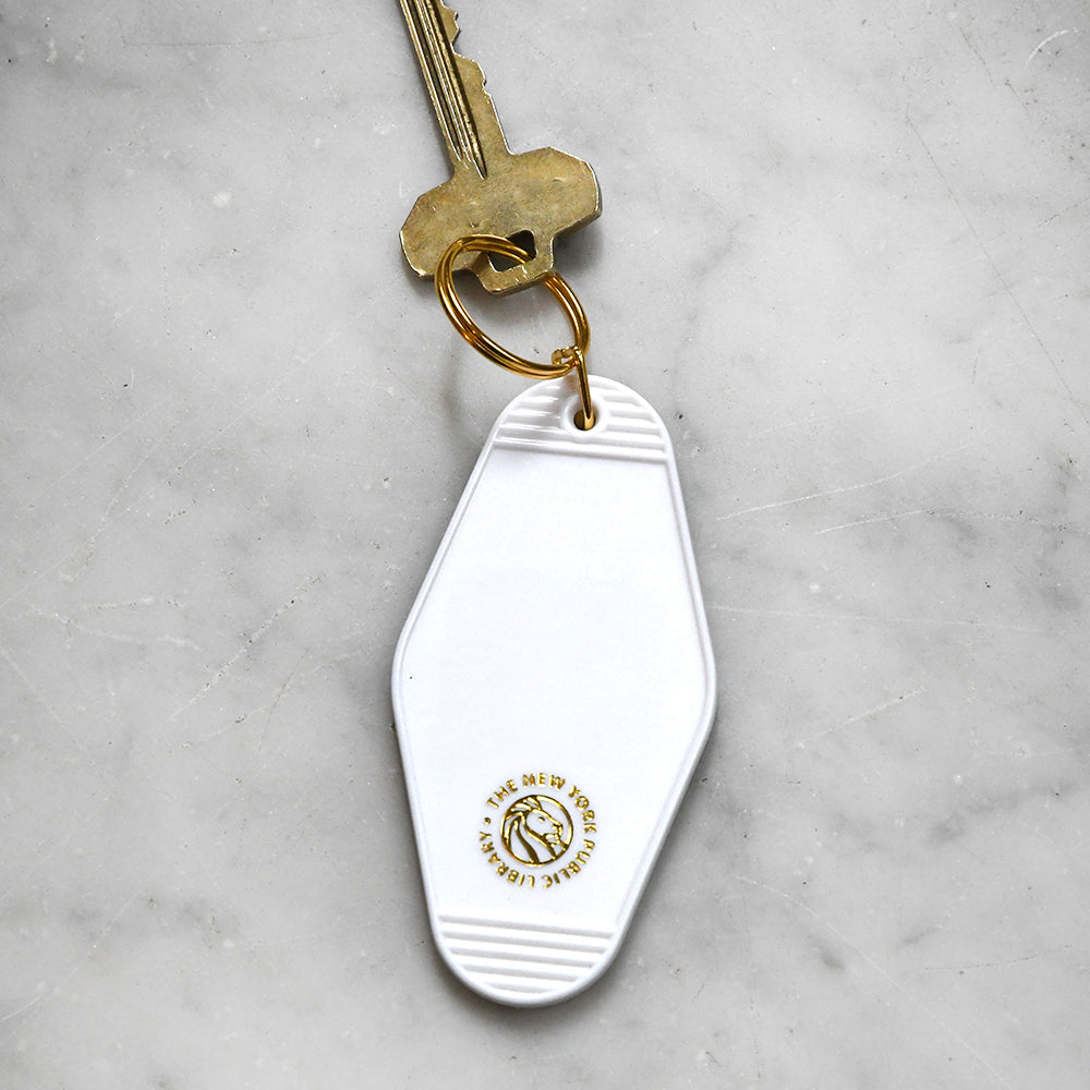 NYPL Motel Keychain | The New York Public Library Shop