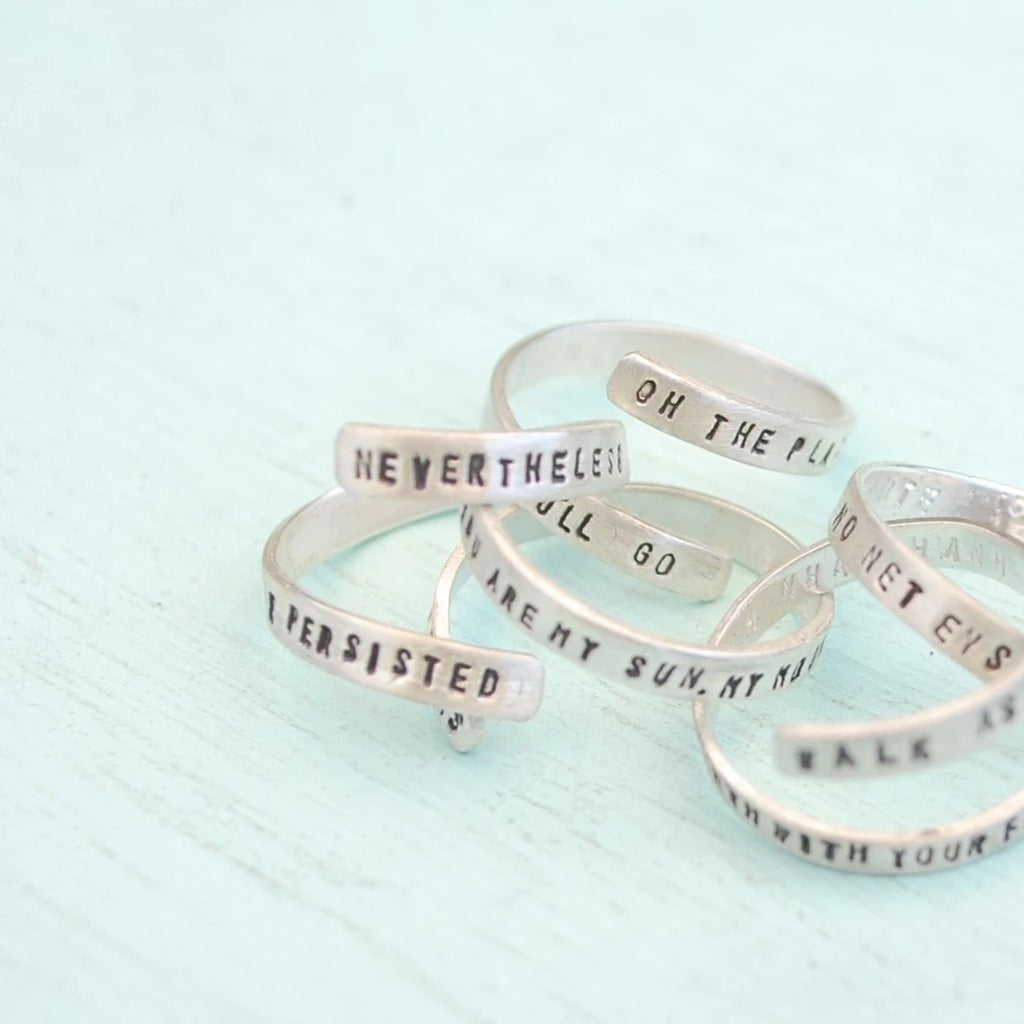 Nevertheless She Persisted Ring - The New York Public Library Shop