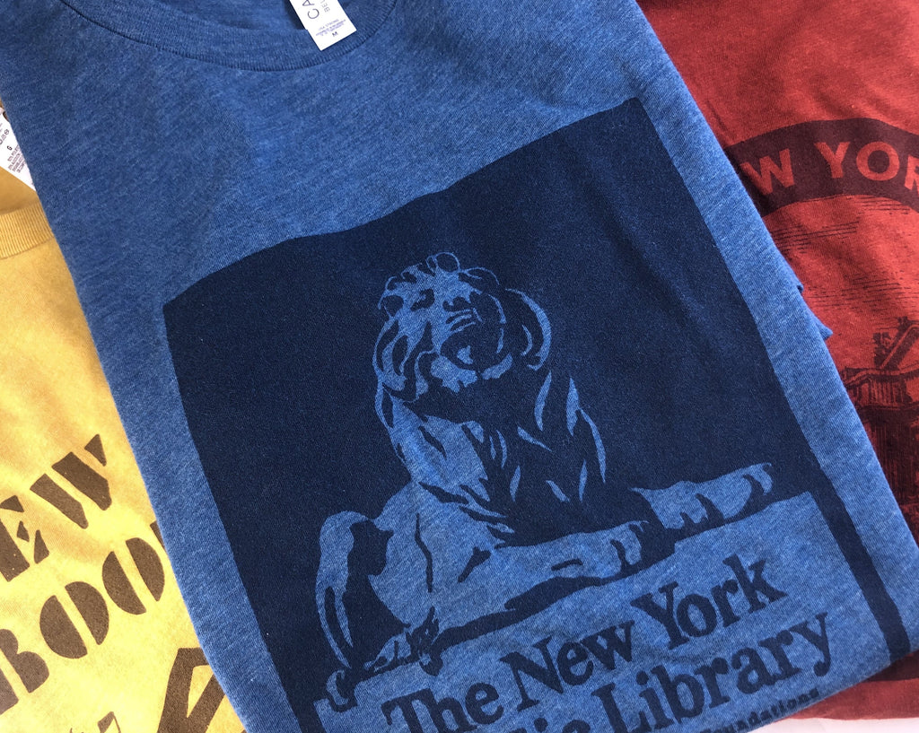 Library Lion: NYPL Vintage Inspired T-shirt - The New York Public Library Shop