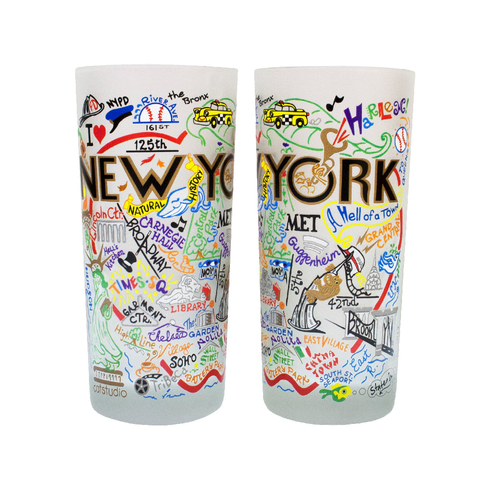 New York City Drinking Glasses