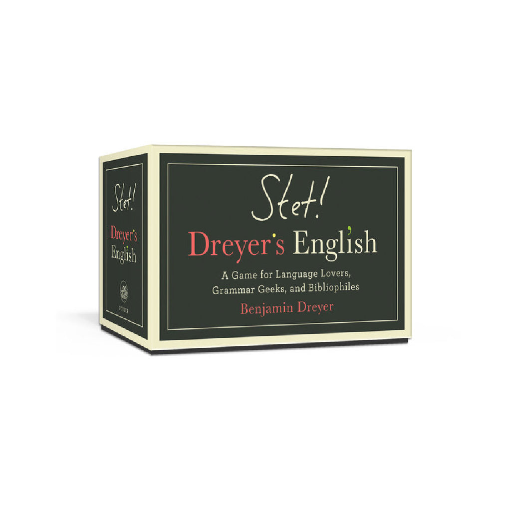 STET! Dreyer's English: A Game For Language Lovers, Grammar Geeks, and Bibliophiles