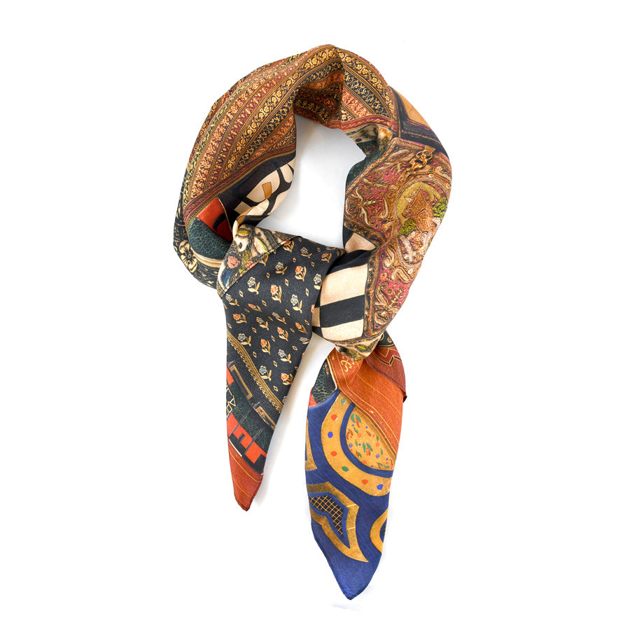 Spencer Bookbinding Silk Scarf - The New York Public Library Shop