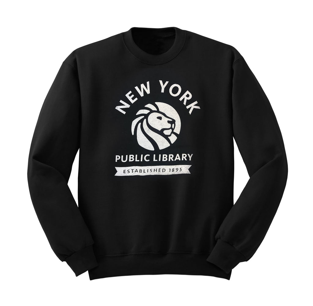 Planet Schwarzman Building: NYPL Vintage Inspired Hoodie Sweatshirt Large