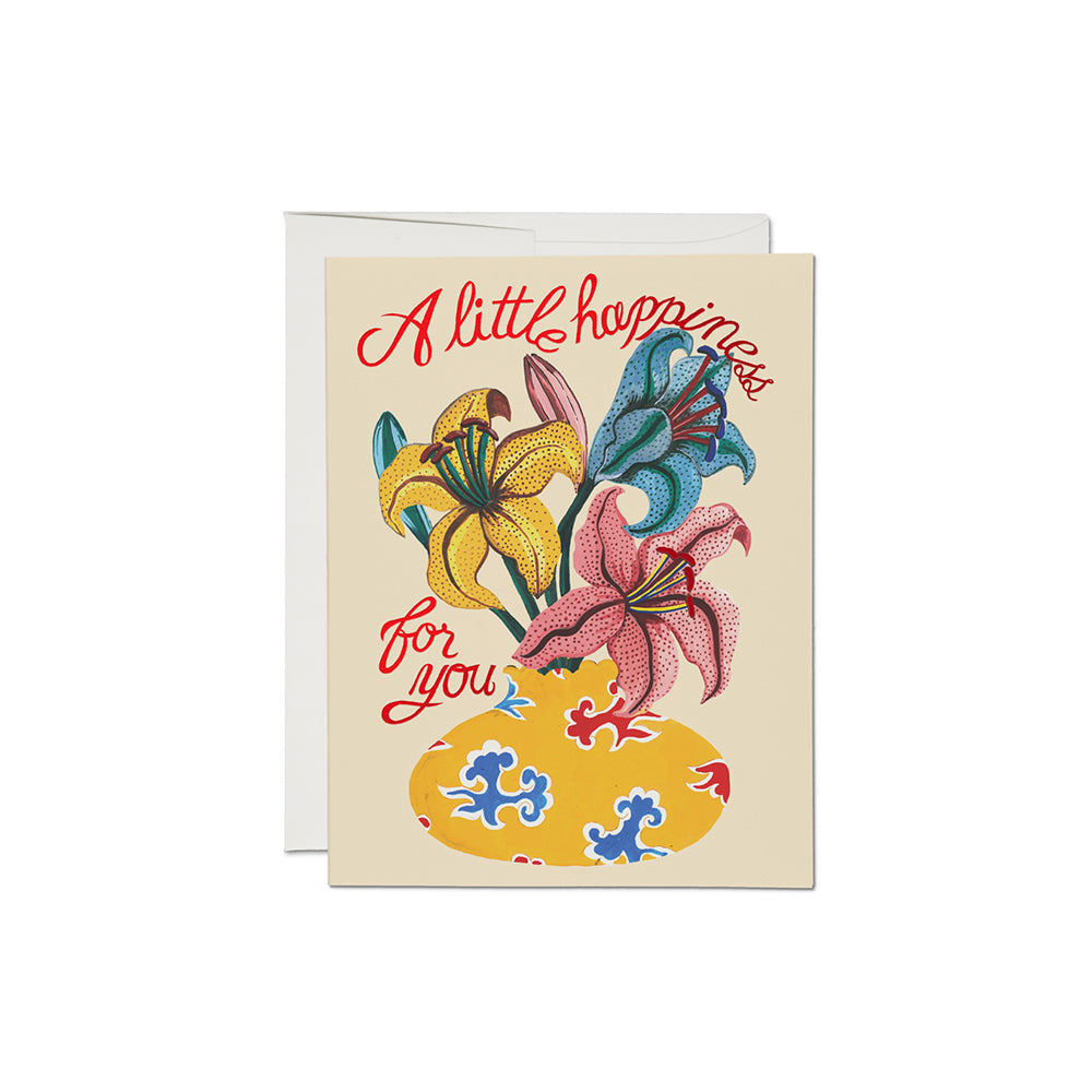 Happiness Lilies Notecard