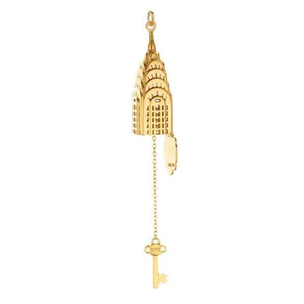 Gold Chrysler Building Charm - The New York Public Library Shop