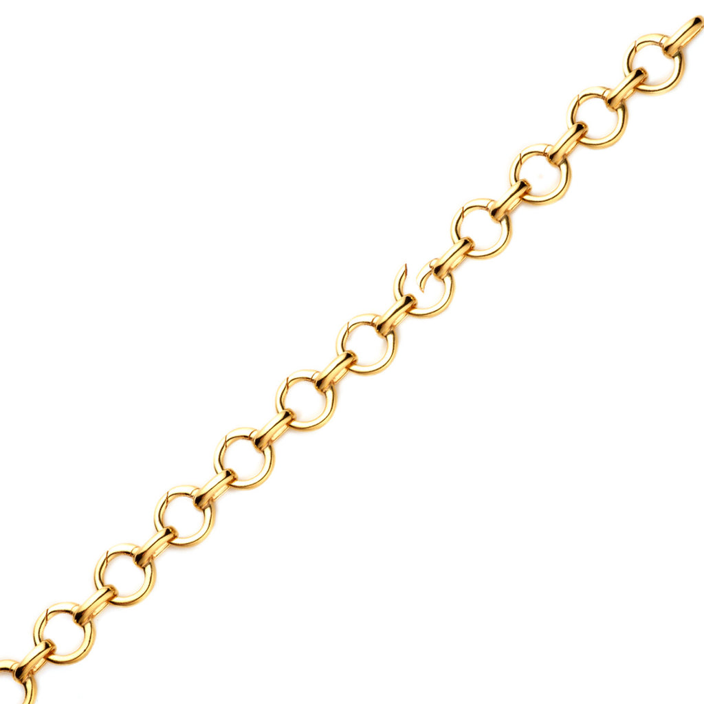 NYPL and NYC Gold Infinity Charm Bracelet - The New York Public Library Shop