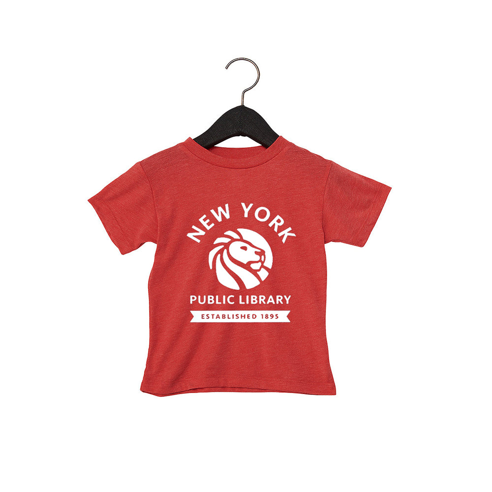 NYPL Kids Heathered Red T-Shirt