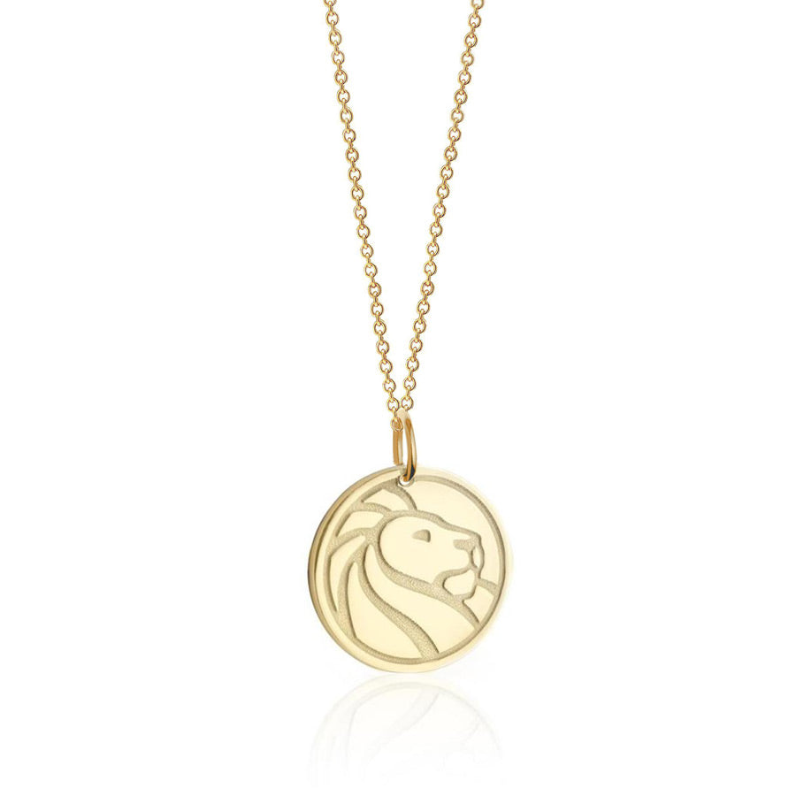 Gold NYPL Lion Necklace - The New York Public Library Shop