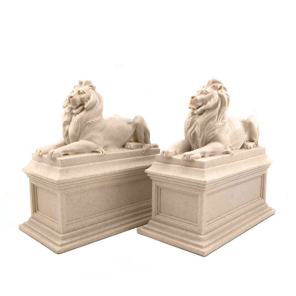 Library Lion Bookends
