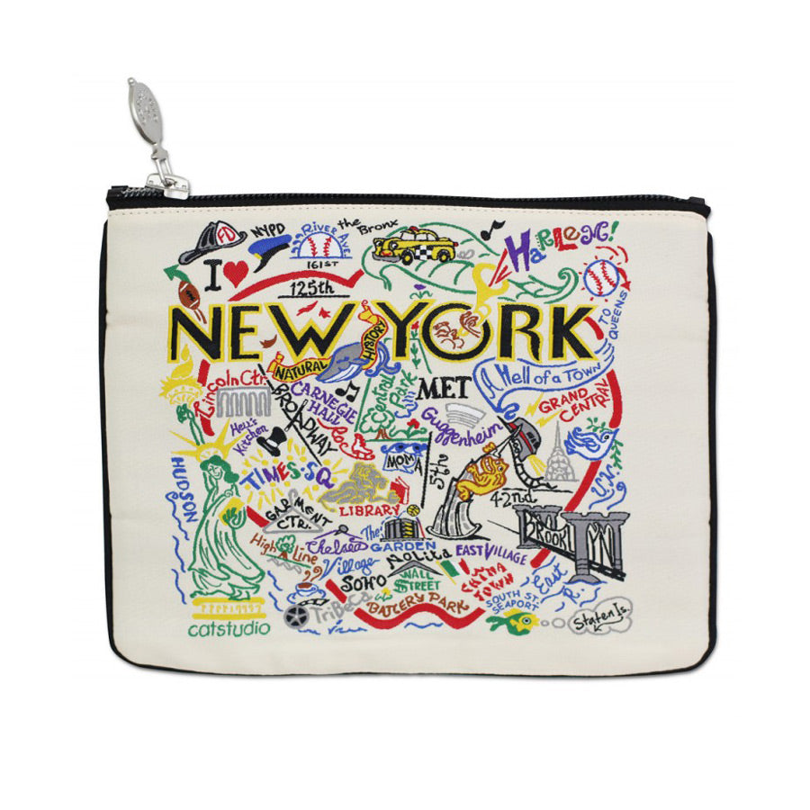 NYC Woven Pouch - The New York Public Library Shop