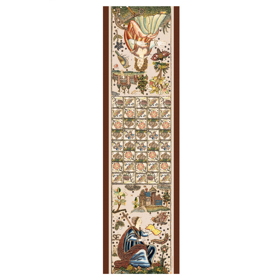 Psalms Oblong Silk Scarf - The New York Public Library Shop