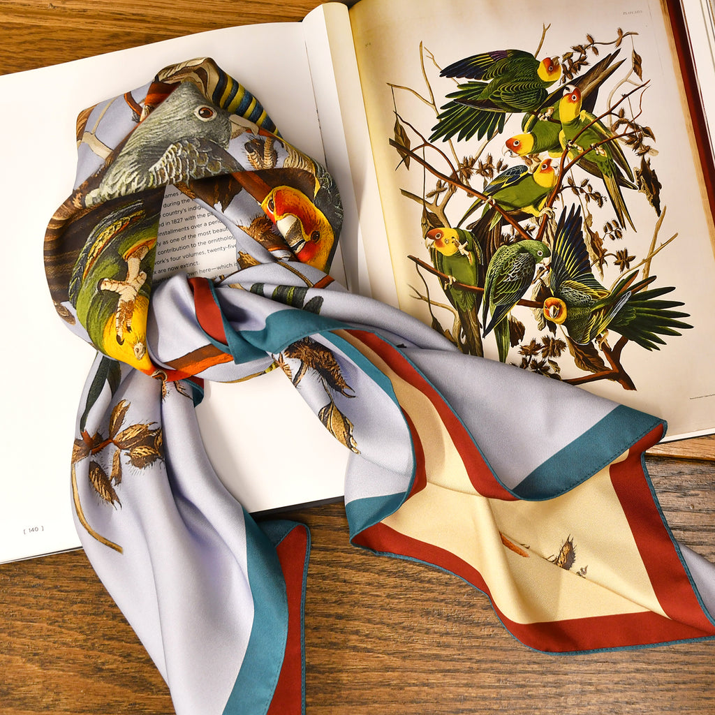 Vintage silk scarf pillows. Make your own.