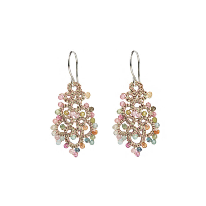 Lace Earrings: Talia in Tourmaline