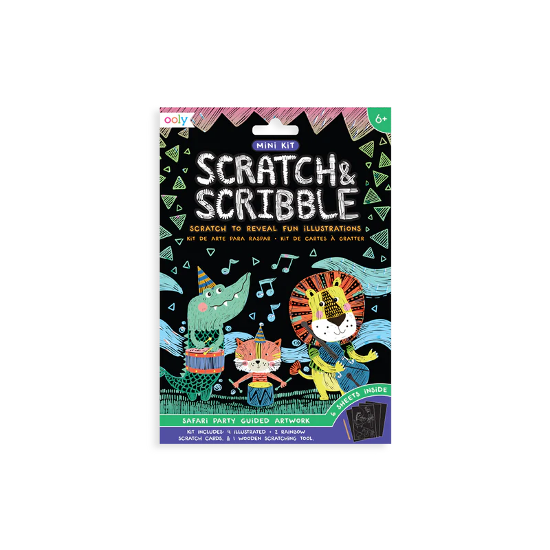 Scratch and Shine Foil Scratch Art Kit - Celestial Skies - Ooly