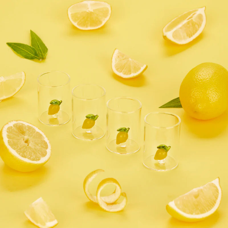 Lemon Shot Glasses Set | The New York Public Library Shop