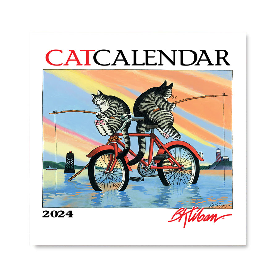 国際ブランド】 CatCalendar Kliban B. 洋書 2024 Calendar Wall 洋書