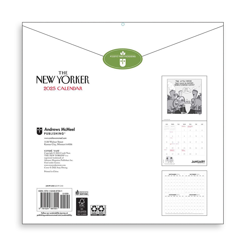 Cartoons From The New Yorker 2025 Wall Calendar