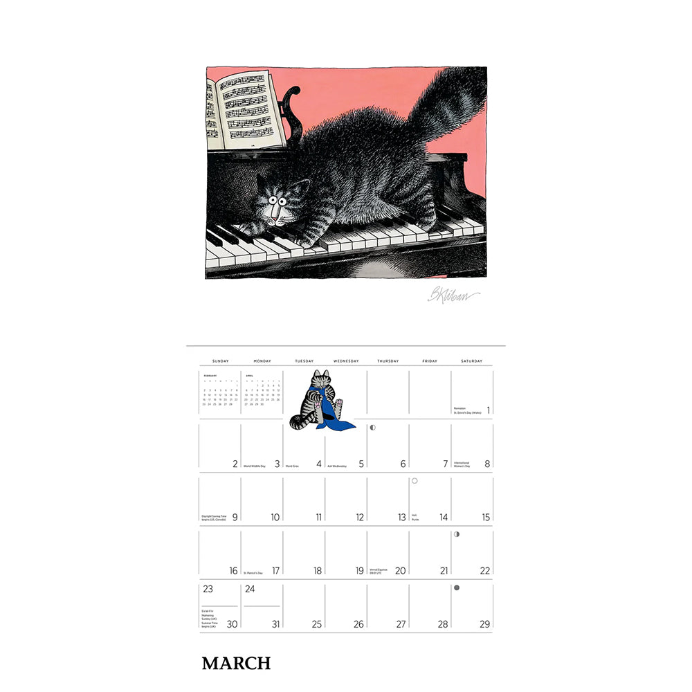 B. Kliban: CatCalendar 2025 Wall Calendar