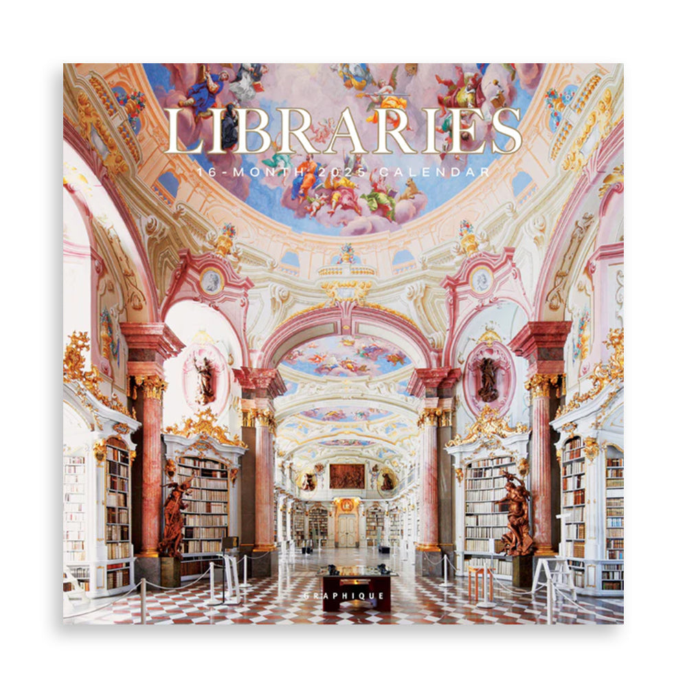 Libraries 2025 Wall Calendar