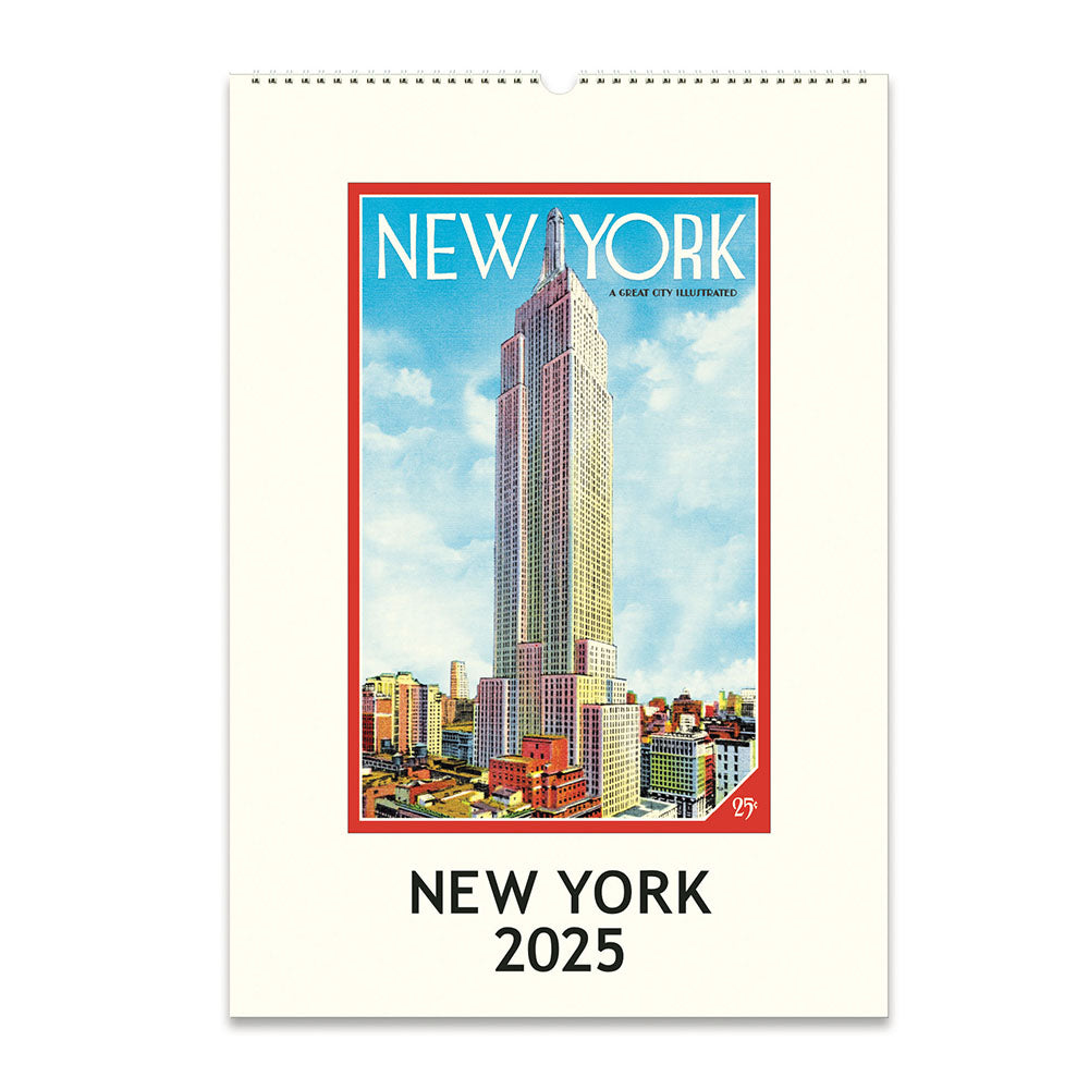 New York City 2025 Wall Calendar