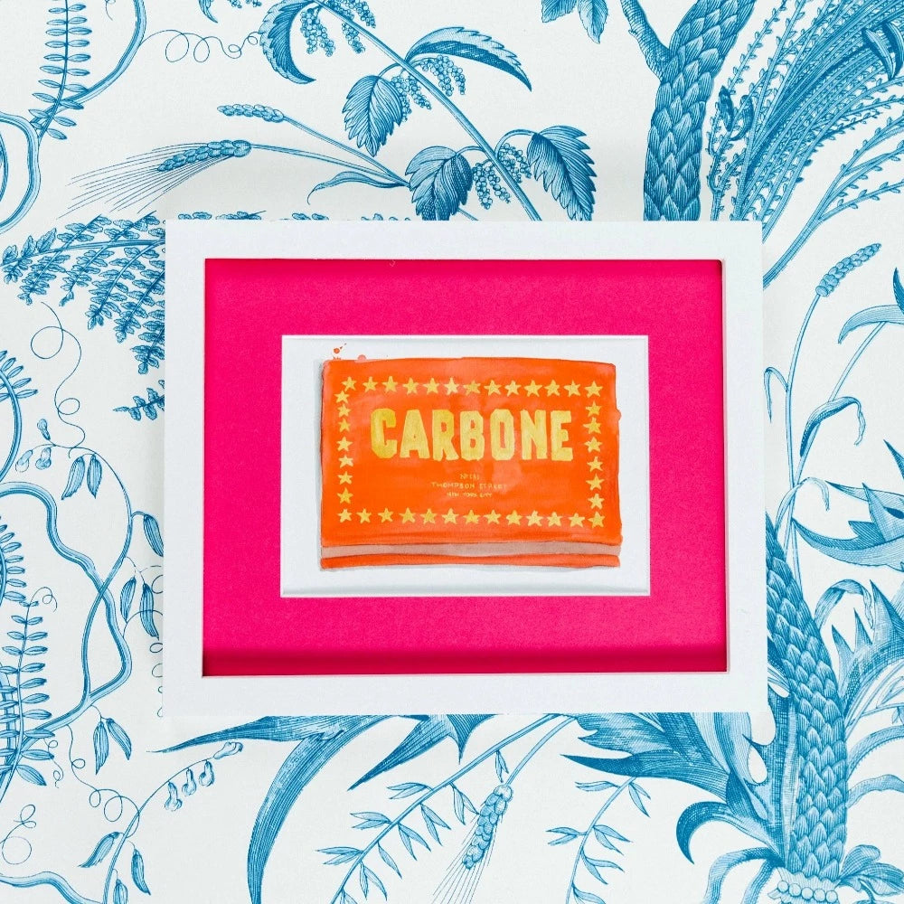 Carbone Matchbook Print
