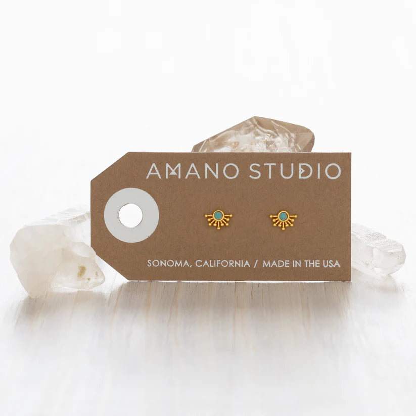 Rays of Light Stud Earrings