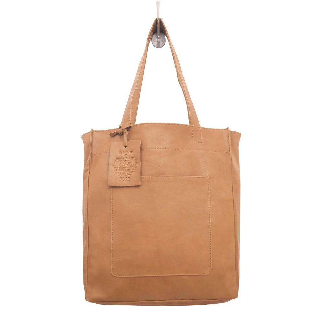 Leather Tote Bag: Margie