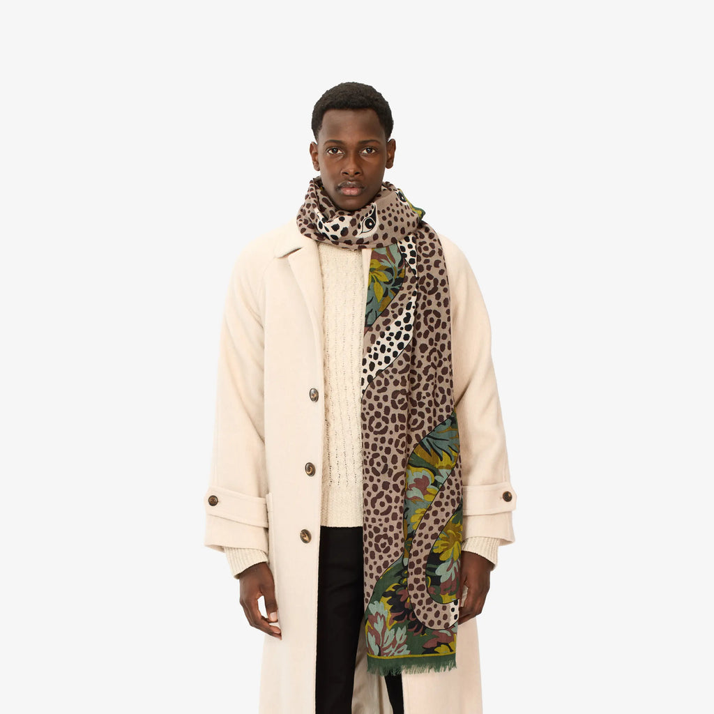 Mike Oblong Wool Scarf