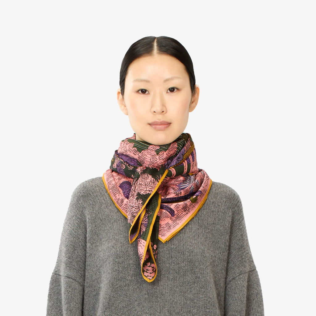 Purple Reve Square Scarf