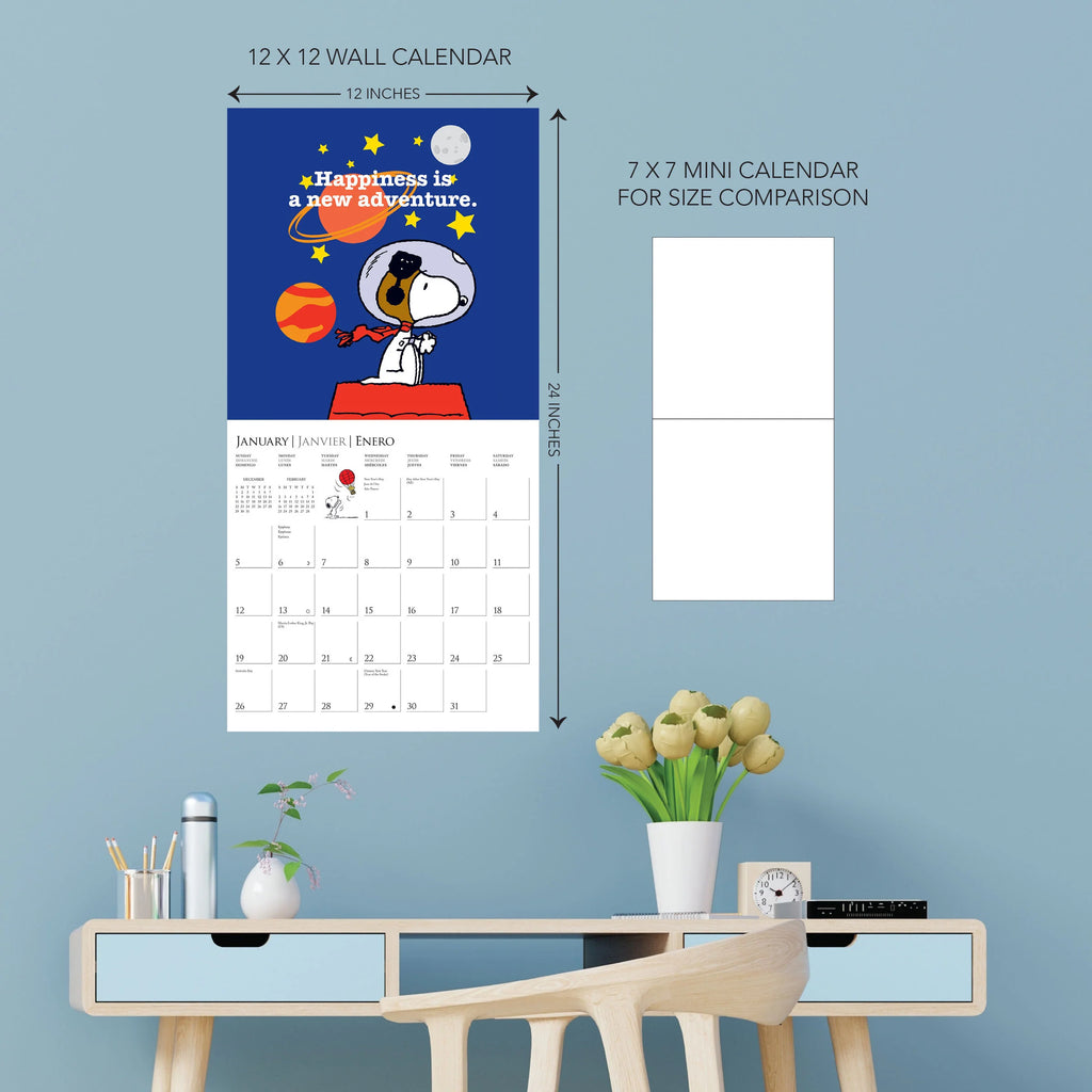 Peanuts 2025 Wall Calendar