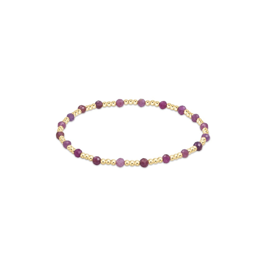 Sincerity Gold Gemstone Bracelet