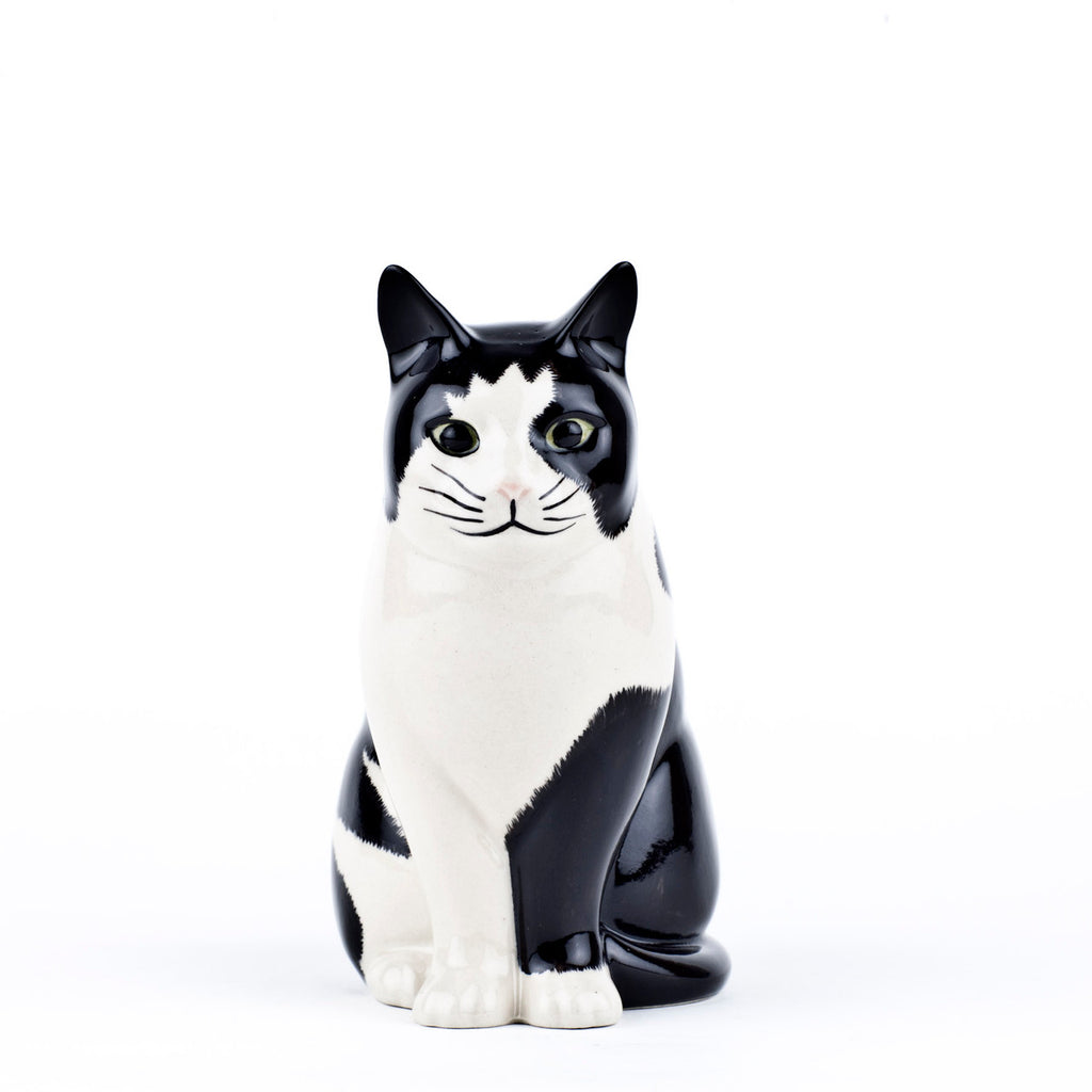 Barney Tuxedo Cat Vase