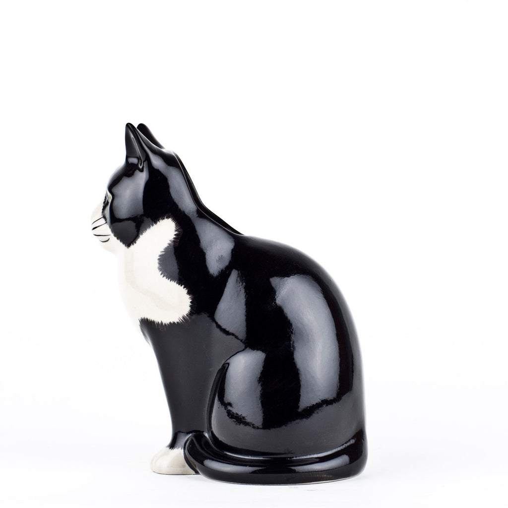 Barney Tuxedo Cat Vase