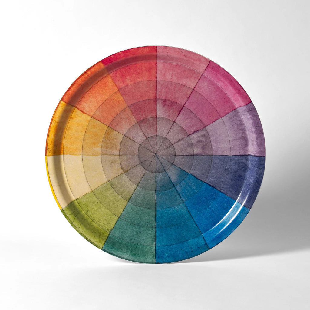 Philipp Otto Runge Color Wheel Birchwood Tray