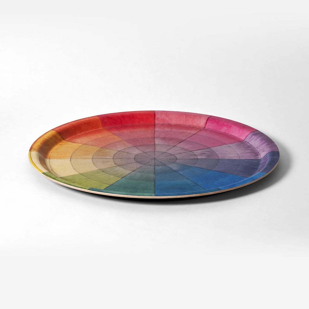 Philipp Otto Runge Color Wheel Birchwood Tray