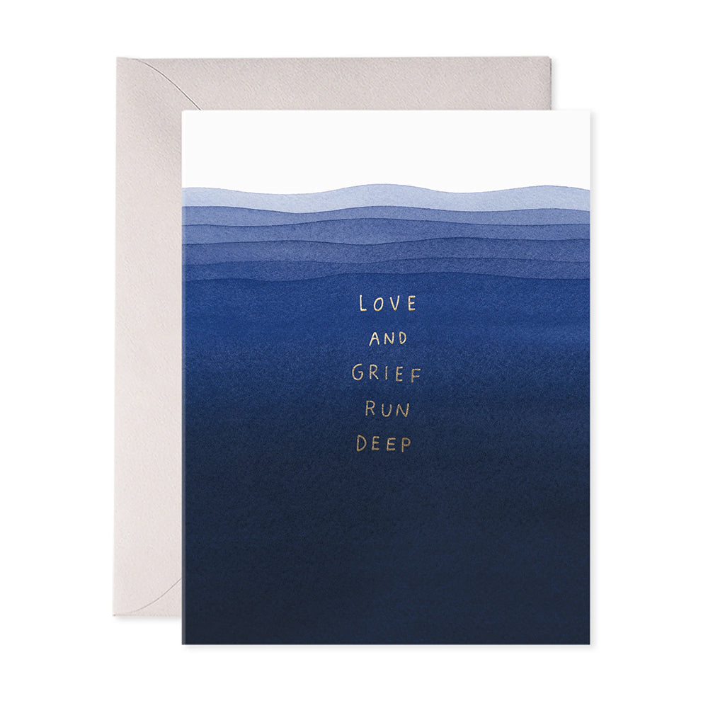 Grief Runs Deep Notecard