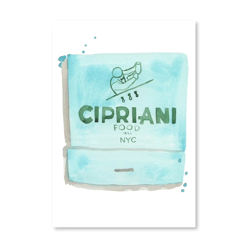 Cipriani Matchbook Print