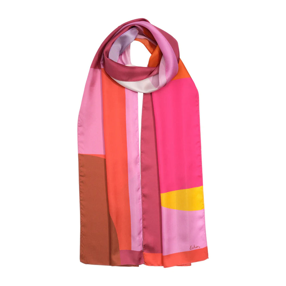 Color Theory Silk Oblong Scarf