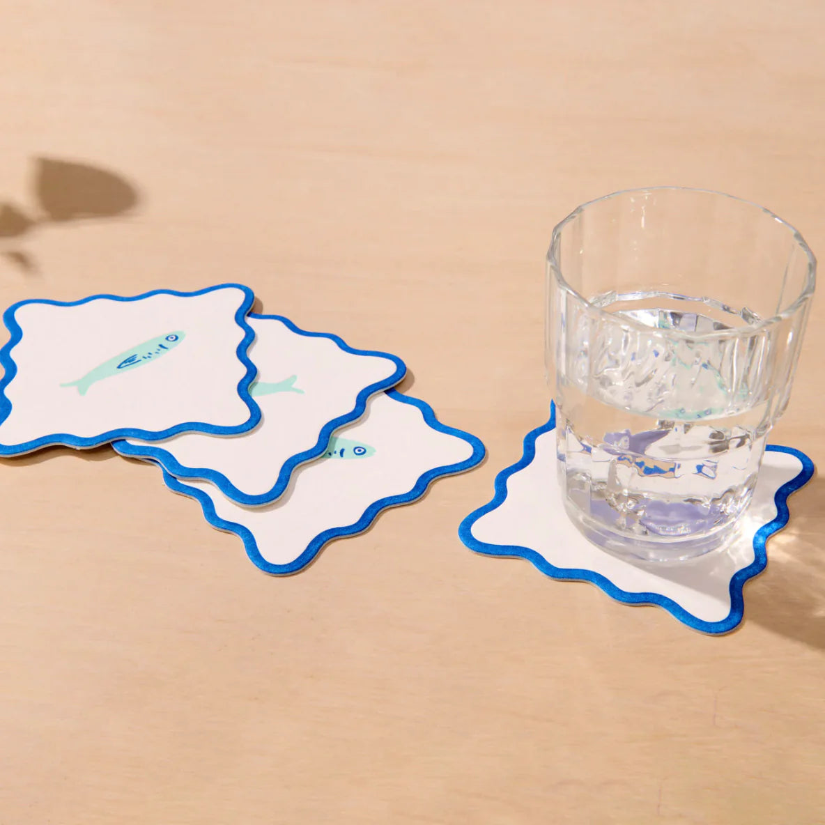 Sardine Crudité Vellum Coasters