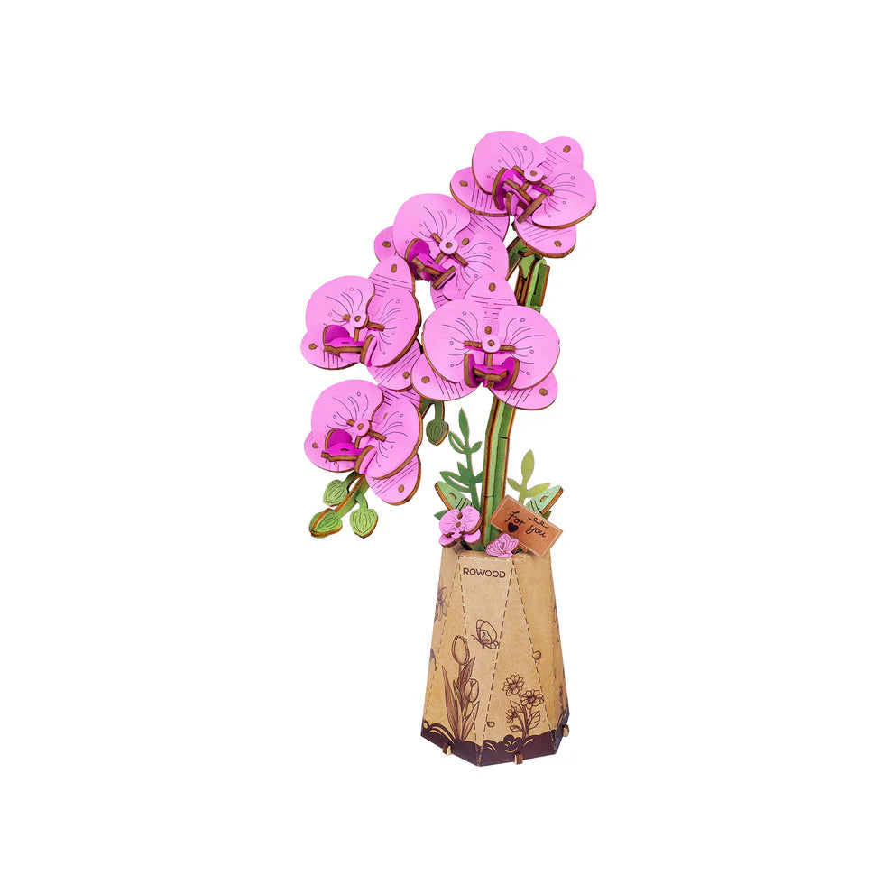 Purple Moth Orchid DIY Wooden Bloom Craft | The New York Public