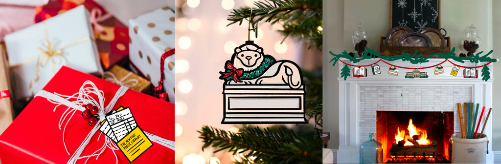 Printable NYPL DIY 3-in-1: Ornaments, Garlands, and Gift Tags