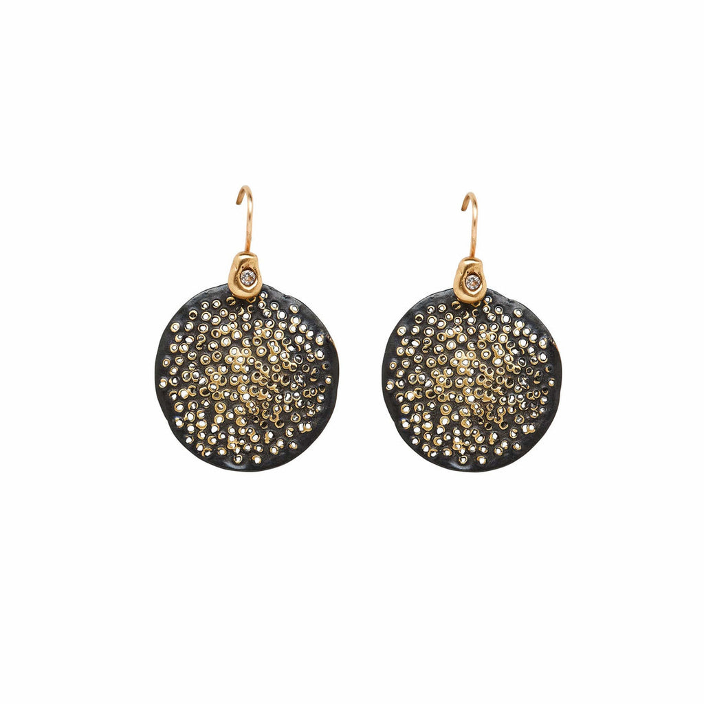 Pollen Black Bronze Earrings