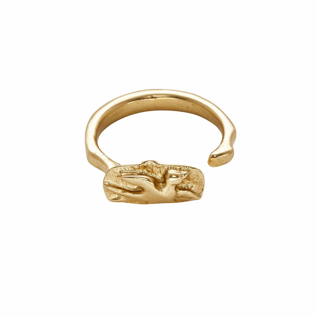 Dove Bronze Adjustable Ring