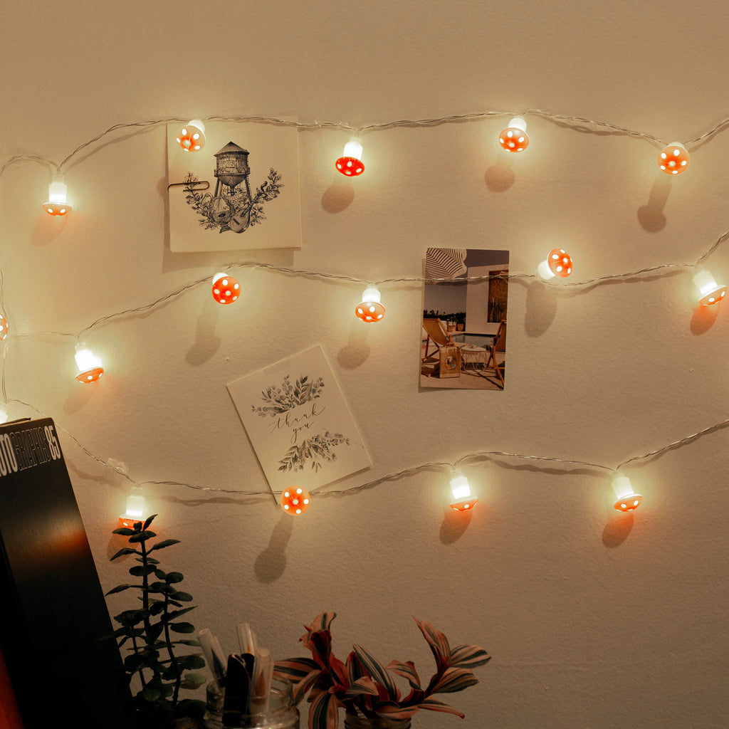 Mushroom String Lights